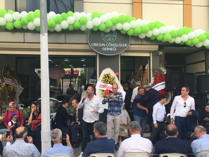 Giresun Gönüllüleri Derneğinin Dernek merkezi açılışı yapıldı