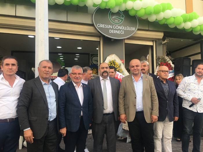 Giresun Gönüllüleri Derneğinin Dernek merkezi açılışı yapıldı