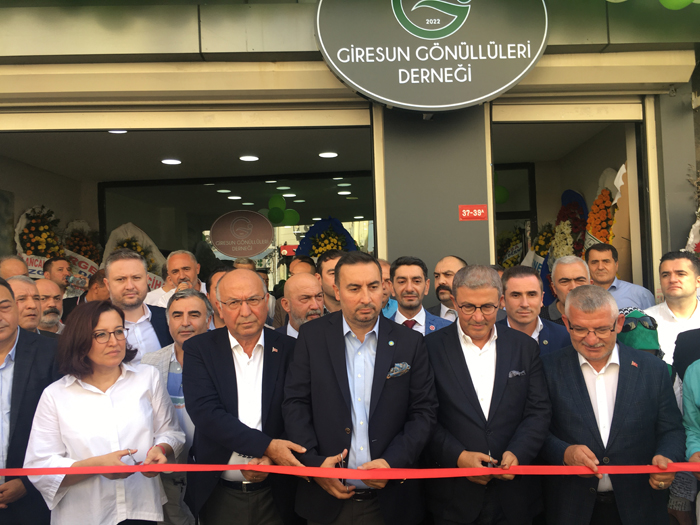 Giresun Gönüllüleri Derneğinin Dernek merkezi açılışı yapıldı