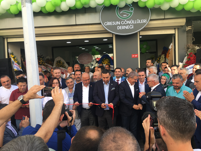 Giresun Gönüllüleri Derneğinin Dernek merkezi açılışı yapıldı