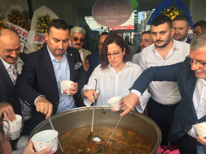 Giresun Gönüllüleri Derneğinin Dernek merkezi açılışı yapıldı