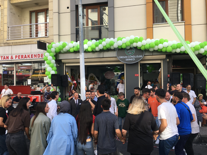 Giresun Gönüllüleri Derneğinin Dernek merkezi açılışı yapıldı