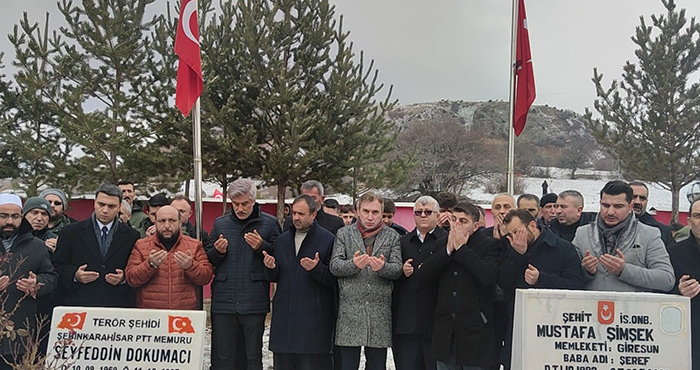 Bin kilometre yol kat ederek 25 Otobüsle Alucra’ya geldiler