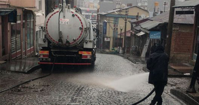 Şebinkarahisar’da Ramazan Bayramı öncesi bahar temizliği başlatıldı