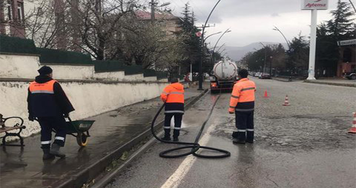 Şebinkarahisar’da Ramazan Bayramı öncesi bahar temizliği başlatıldı