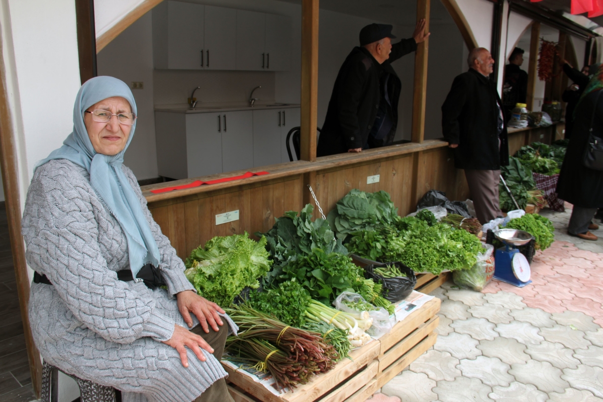 Giresun'da üreten kadınlar için yöresel pazar hizmete girdi