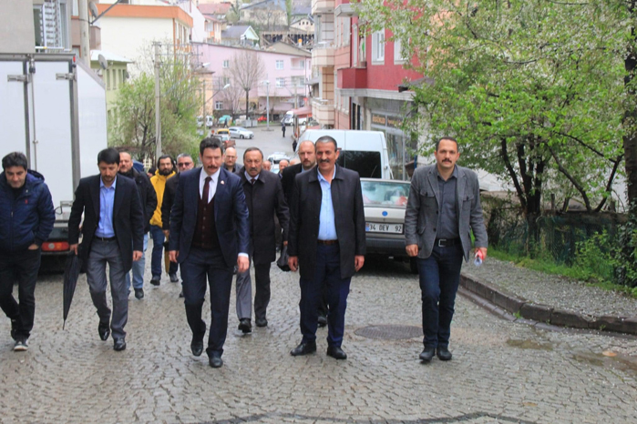 MHP Giresun Milletvekili Adayı Ertuğrul Gazi Konal, Şebinkarahisarda