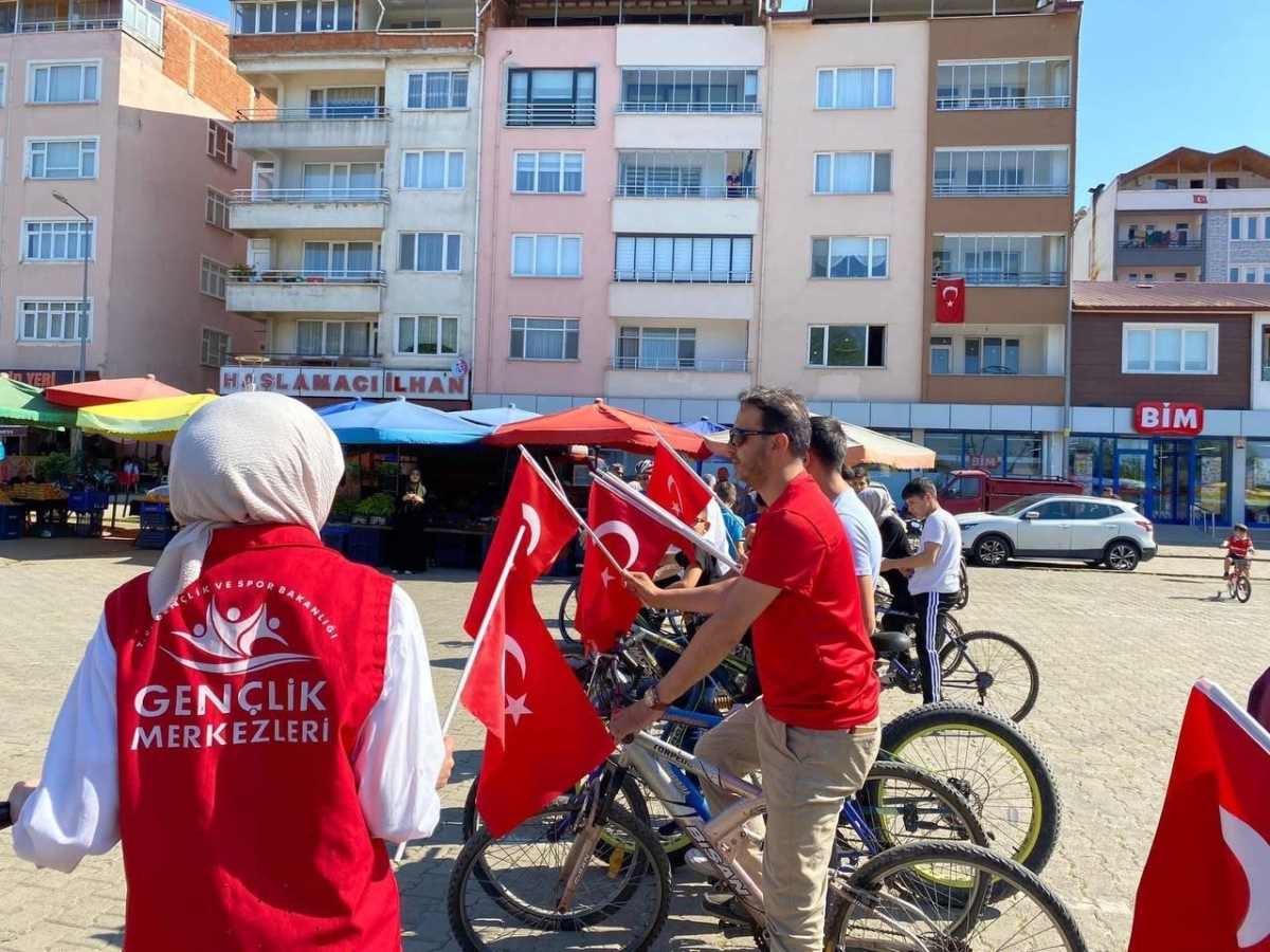 Giresun doğa ve sağlık için pedal çevirdi