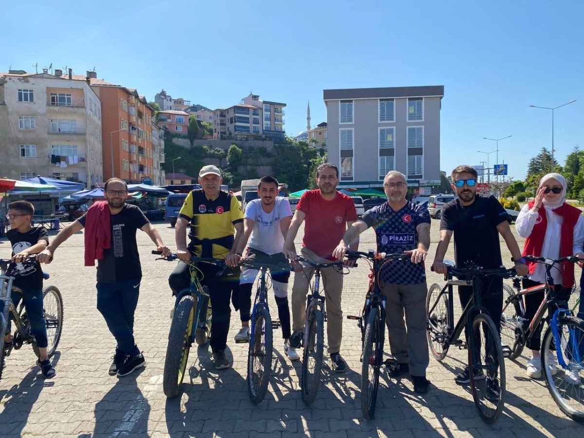Giresun doğa ve sağlık için pedal çevirdi