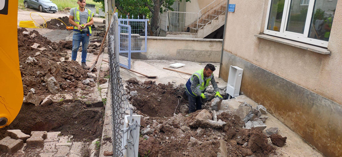 Şebinkarahisar’da doğalgaz çalışmaları aralıksız bir şekilde devam ediyor
