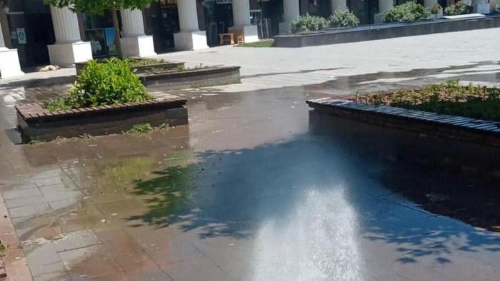 Cadde ve sokaklarda Kurban bayramı temizliği yapılıyor