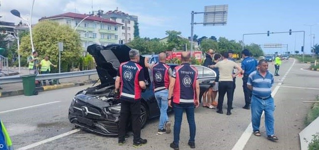 Galatasaraylı futbolcu Barış Alper Yılmaz trafik kazası geçirdi