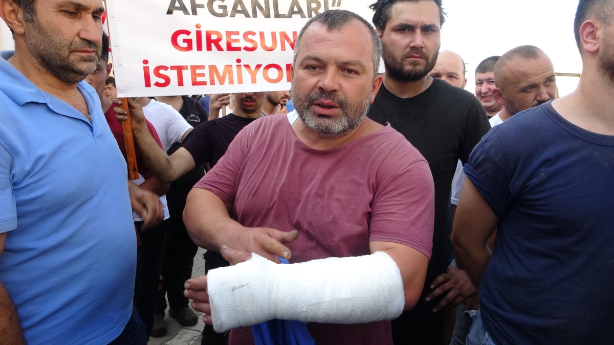 Giresun'da 2 kişinin yaralandığı kavgaya sanayi esnafından tepki 