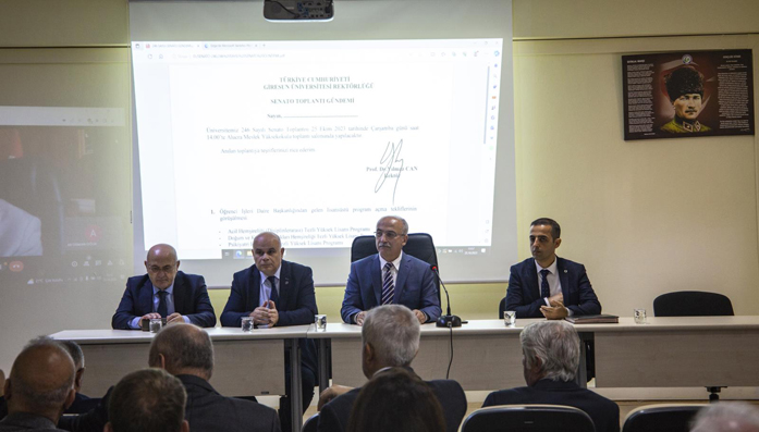 Giresun Üniversitesi Senato Toplantısı Alucra’da Yapıldı