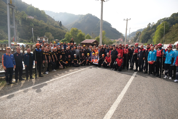 Giresun’da Nefes Kesen Sel Tatbikatı