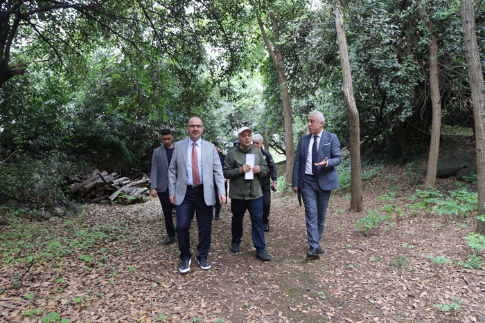 Vali Serdengeçti, Giresun Adasında incelemelerde bulundu