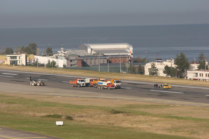 Trabzon havalimanı  6 Saat boyunca uçuşlara kapatıldı