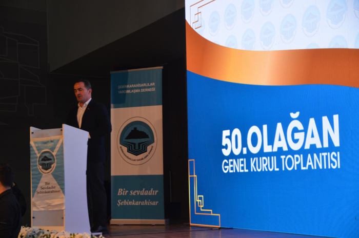 Şebinkarahisarlılara Yakışan 50. Olağan Genel Kurul Yapıldı