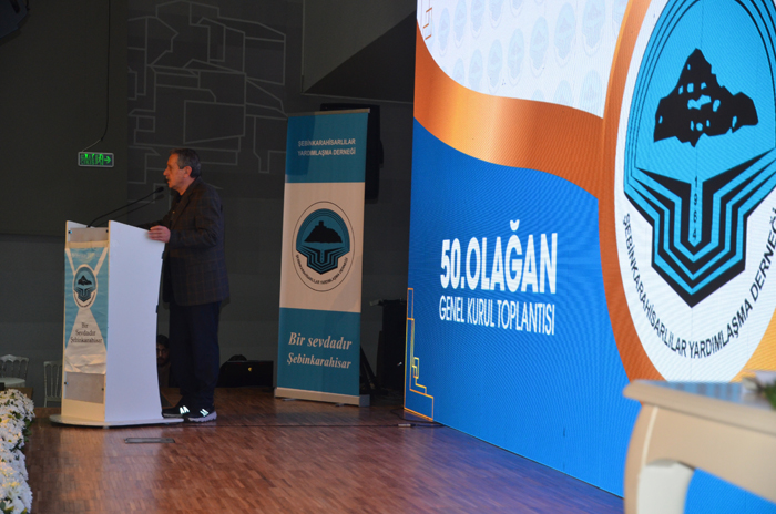 Şebinkarahisarlılara Yakışan 50. Olağan Genel Kurul Yapıldı