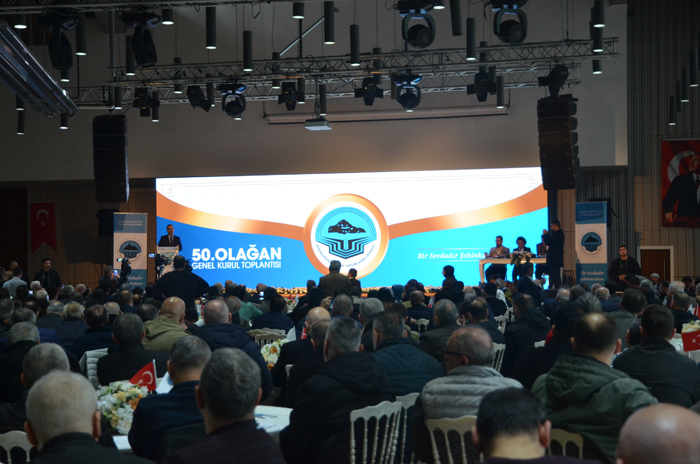 Şebinkarahisarlılara Yakışan 50. Olağan Genel Kurul Yapıldı