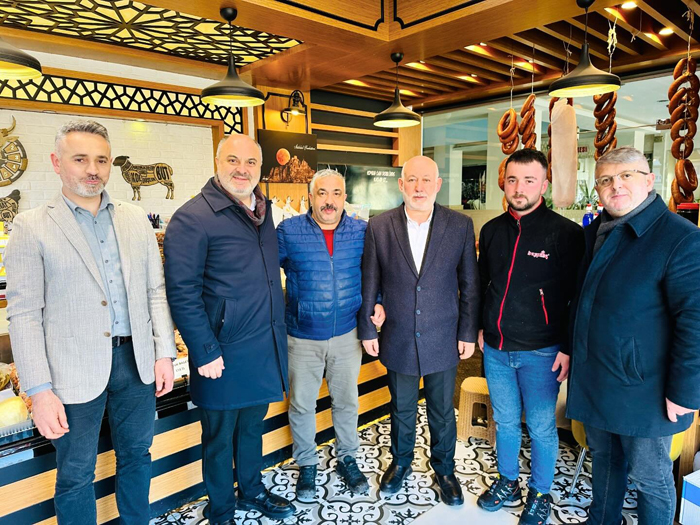 Ömer Şentürk, Seçim çalışmalarına esnaf ziyaretleriyle start verdi