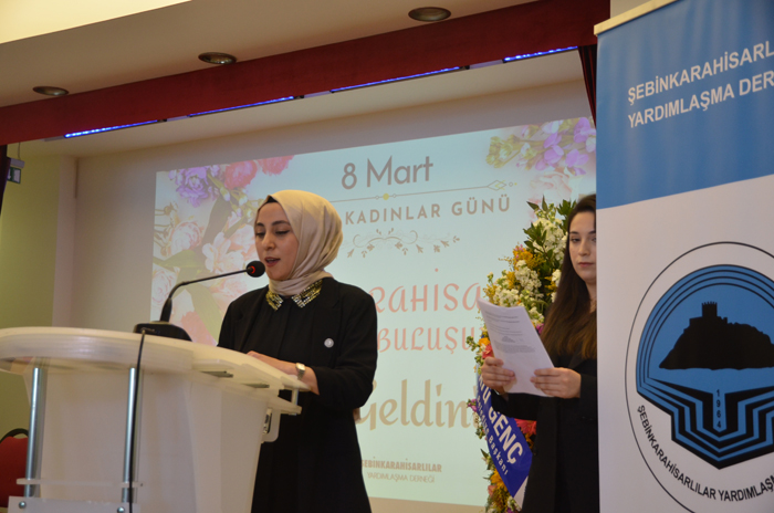 Şebinkarahisarlı kadınlar anlamlı günde buluştu