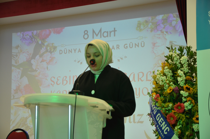 Şebinkarahisarlı kadınlar anlamlı günde buluştu