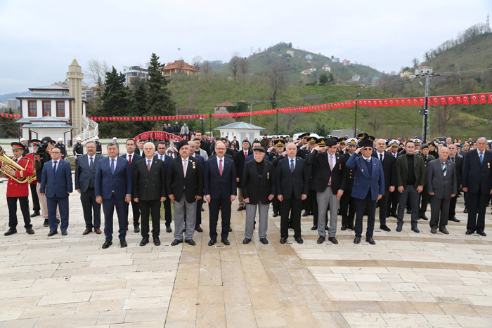 Çanakkale Deniz Zaferi'nin 109. Yıl Dönümü Çelenk Sunma Töreni
