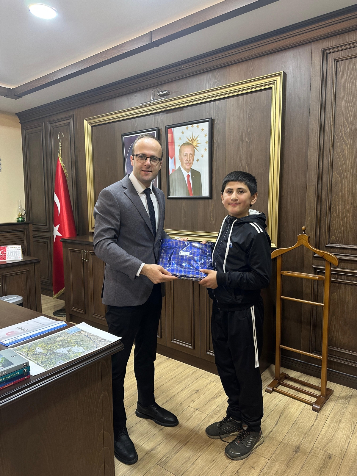 Türkiye şampiyonasında gururlandıran başarı: Derelili Özel Sporcular Kaymakamı ziyaret etti