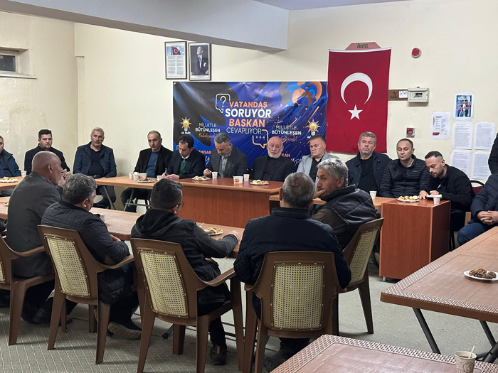 Ömer Şentürk, Müftü Mahallesi’nde Vatandaşlarla Buluştu