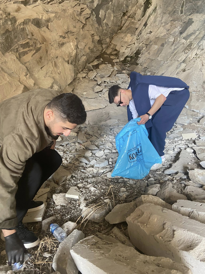 Şebinkarahisarlı Gençlerden Örnek Davranış, Meryemana Manastırı’nda Temizlik Seferberliği