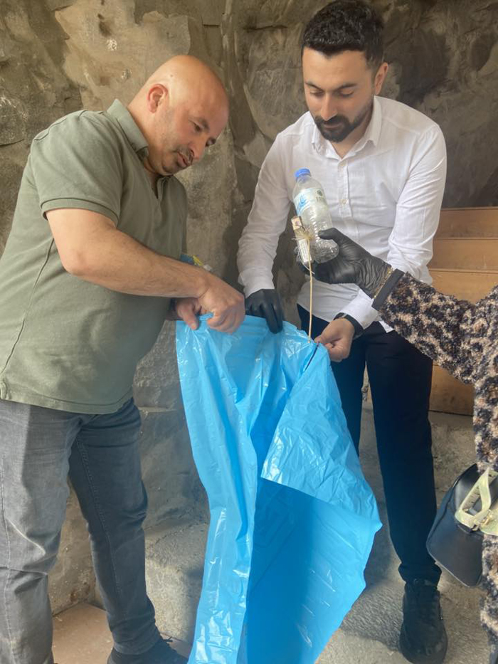 Şebinkarahisarlı Gençlerden Örnek Davranış, Meryemana Manastırı’nda Temizlik Seferberliği