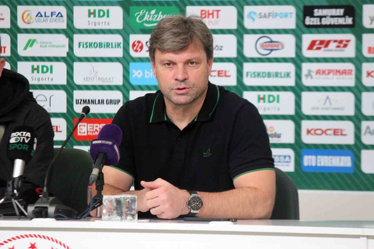 Giresunspor-Kocaelispor maçının ardından
