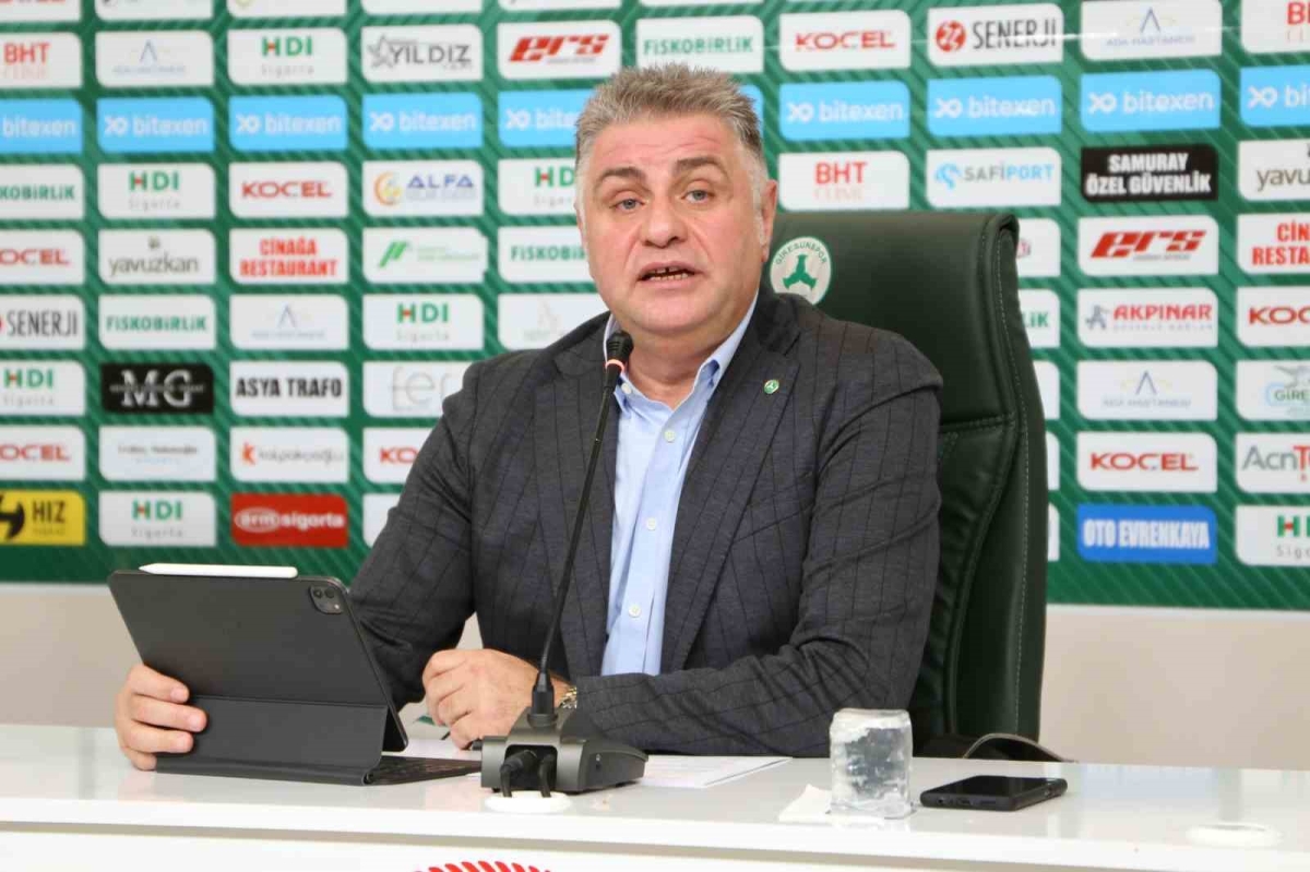 Giresunspor Başkanı Nahid Yamak: 