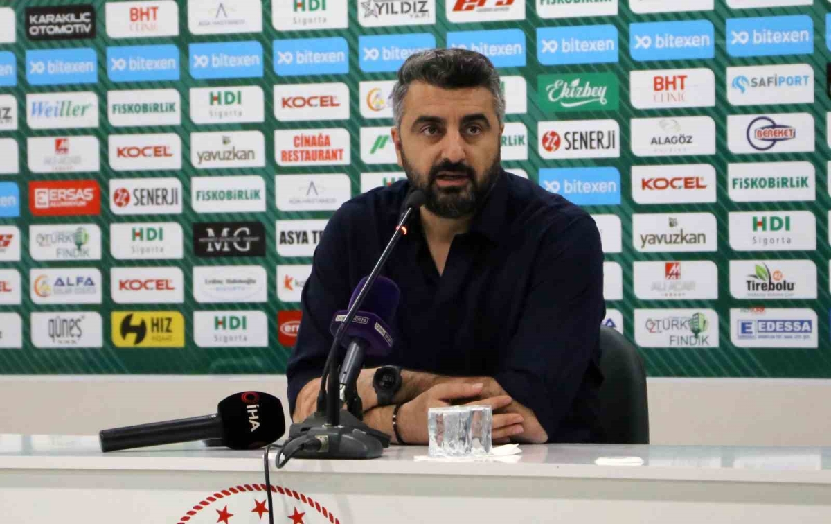 Giresunspor-Gençlerbirliği maçının ardından
