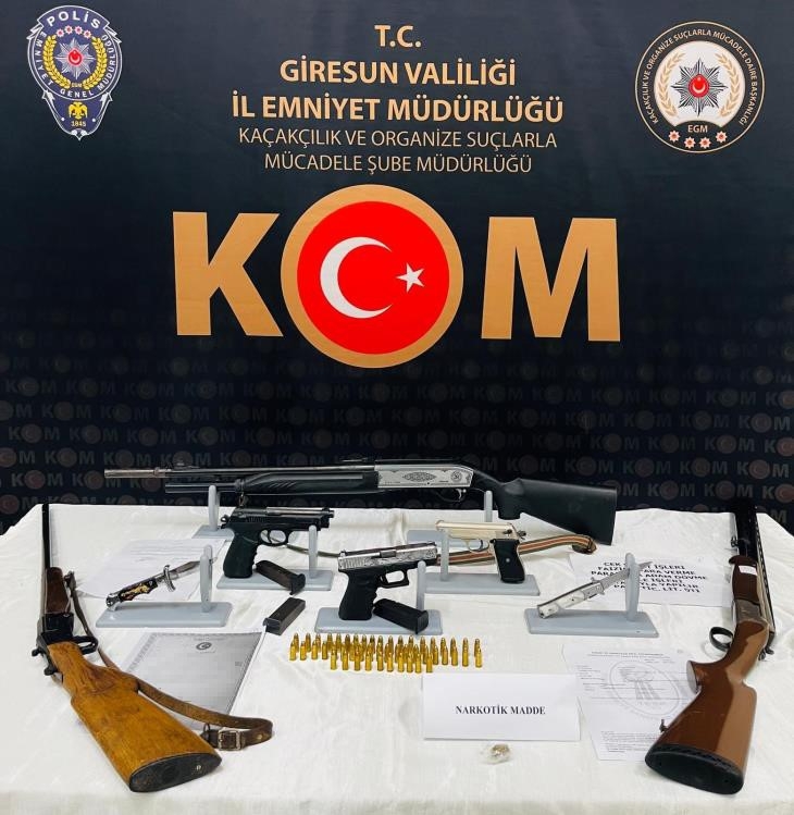 Giresun’da ’Lugano’ suç örgütüne darbe
