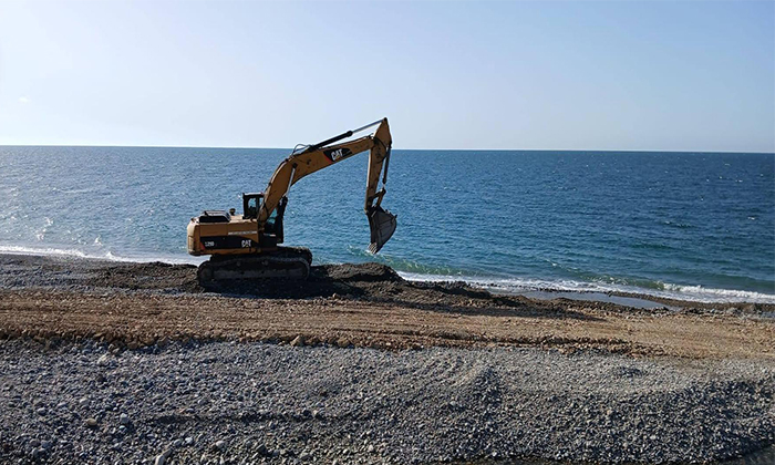 Tirebolu Düzköy Sahili'nde Kum ve Çakıl Alımı Durduruldu