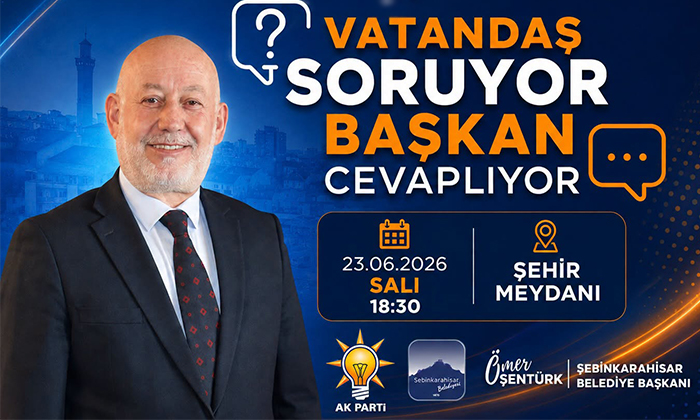 Şebinkarahisar Belediyesi'nden Bir İlk! Başkan Ömer Şentürk Halkla Buluşuyor