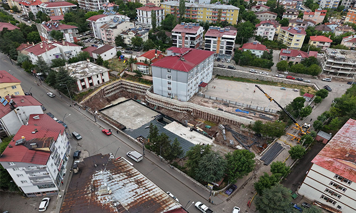 Şebinkarahisar Öğretmenevi Projesinde Çalışmalar Tüm Hızıyla Sürüyor