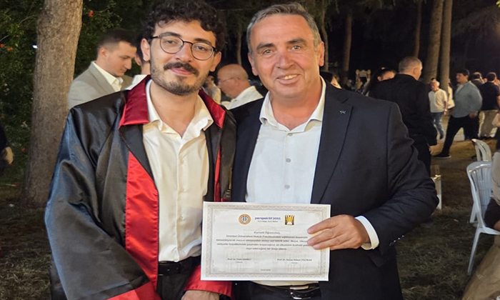 Şebinkarahisarlı Batuhan Semerci Hukuk Fakültesinden Mezun Oldu! Muhtar Hidayet Semerci’nin Gurur Günü