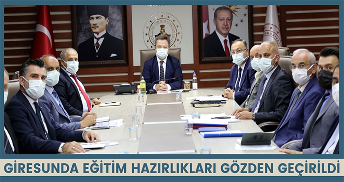 Giresun Merkez ve İlçelerinde Eğitim Hazırlıkları Gözden Geçirildi