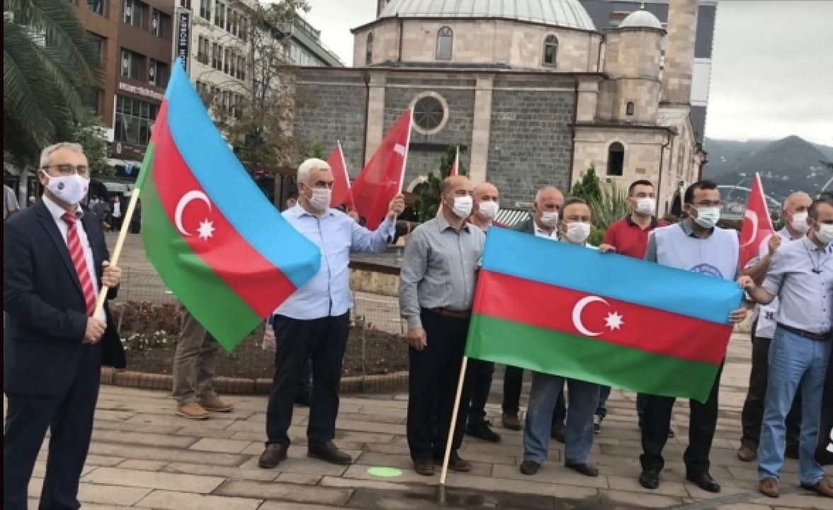 Giresun Azerbaycanlılar Derneği Ermenistan’ın saldırılarını kınadı   
