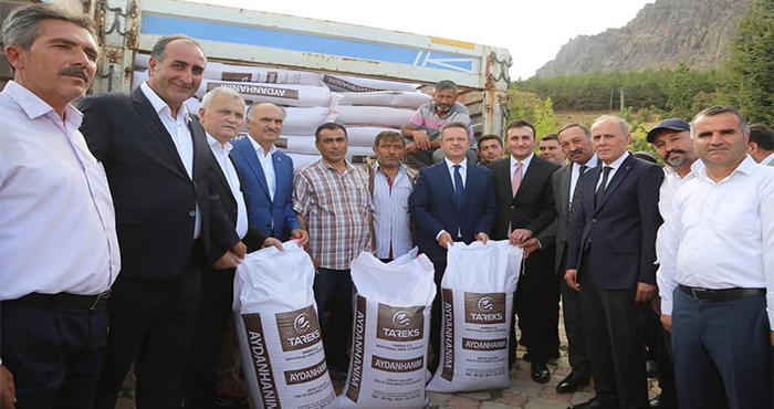 TAKEP Projesi Kapsamında  Çiftçilere Sertifikalı Tohum Dağıtıldı