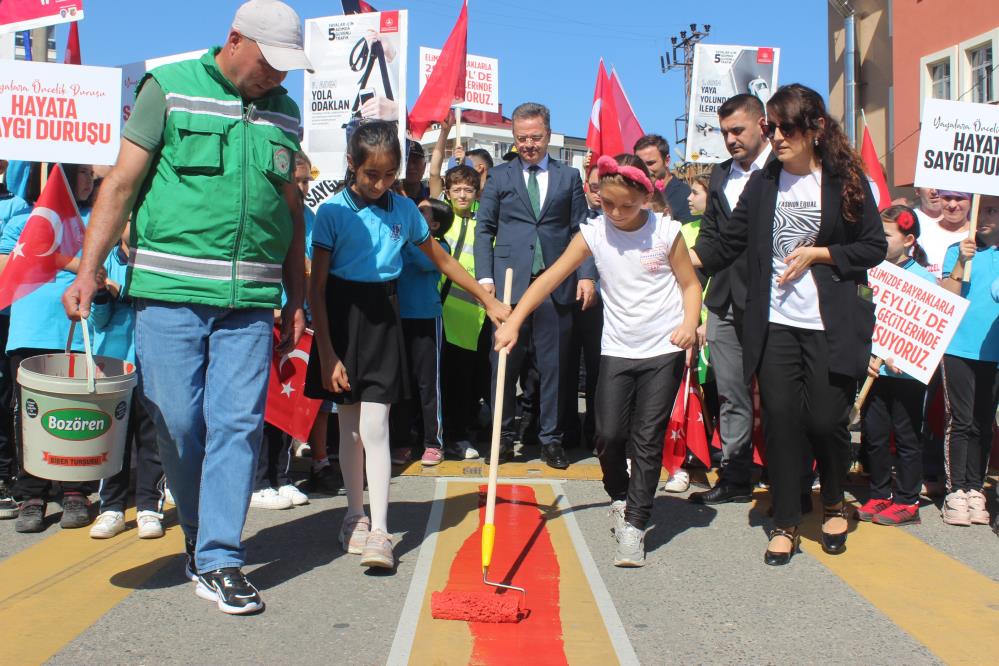 Giresun’da “Yayalara öncelik duruşu, hayata saygı duruşu