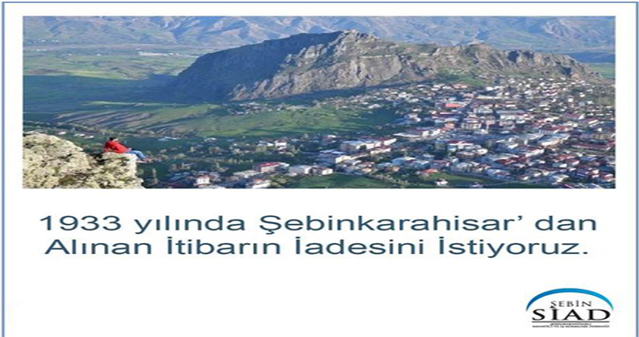 Şebinkarahisar’ın İl Hakkının İadesi İçin Sende Katıl