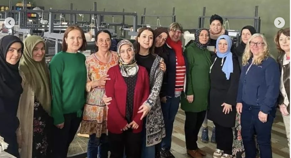 Şebinkarahisarlı üreten kadınların misafirleri Almanya’dan