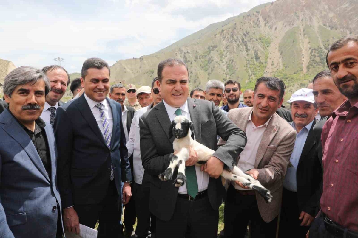 200 besiciye 4 bin küçükbaş hayvan dağıtımına başlandı
