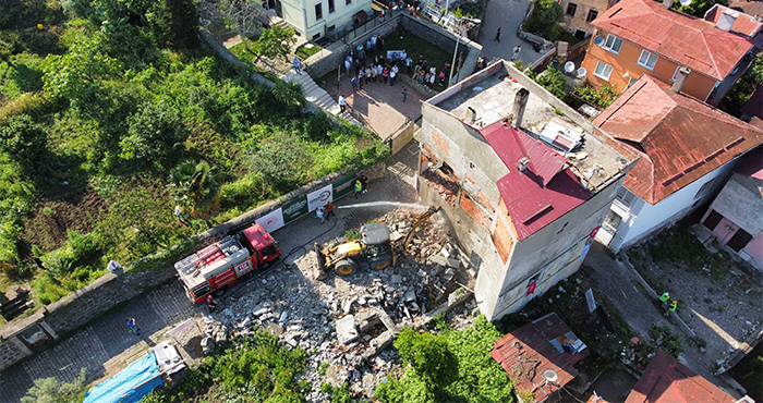 Giresun'da, Zeytinlik ve Kale semtinde kentsel dönüşüm başlatıldı