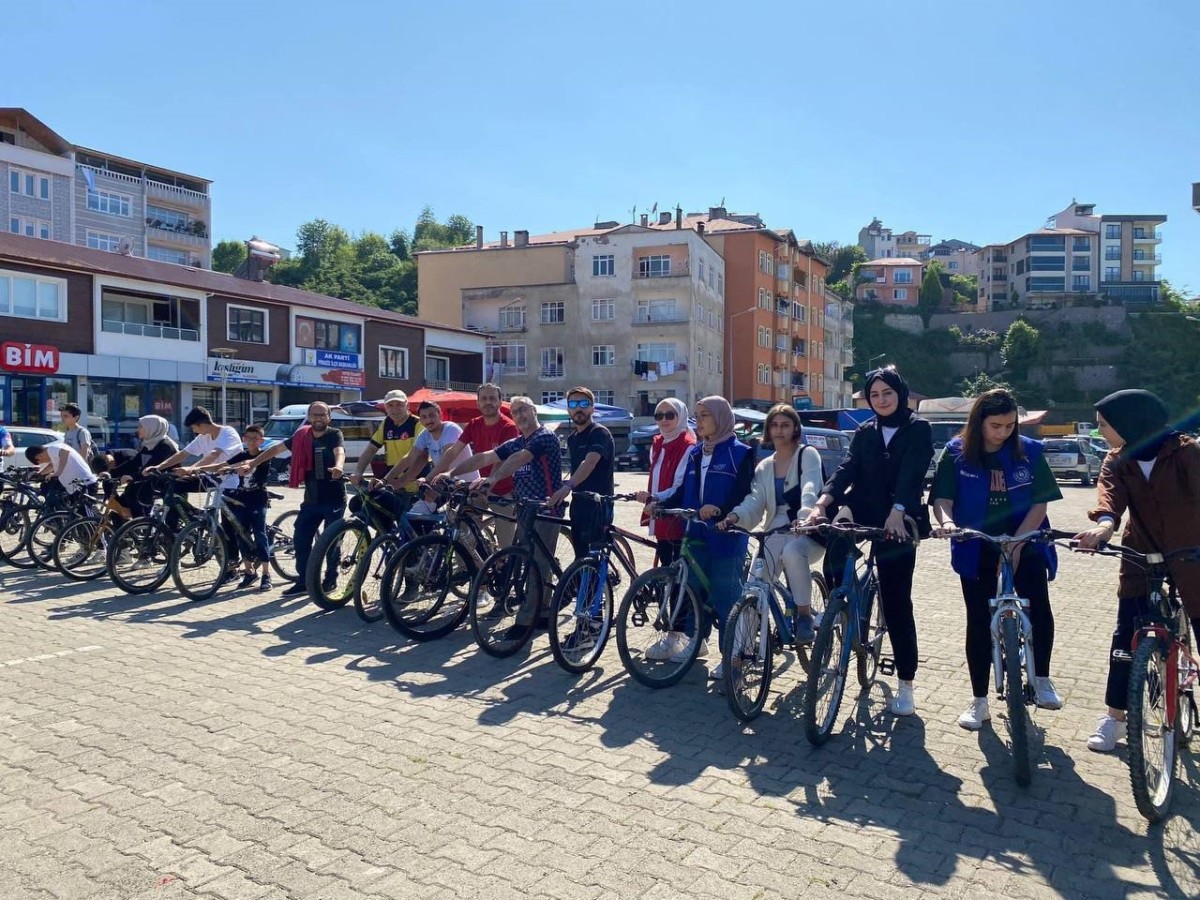 Giresun doğa ve sağlık için pedal çevirdi   