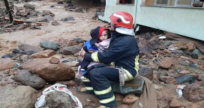 Giresun Belediyesi Afet Bölgesinde